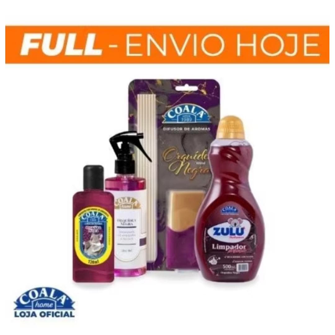 Kit os Favoritos Coala Orquídea Negra - 4 Itens