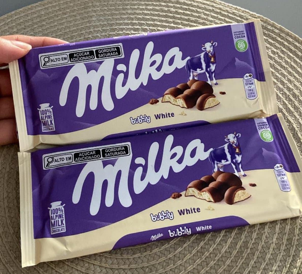 Chocolate Milka Bubbly White 100g